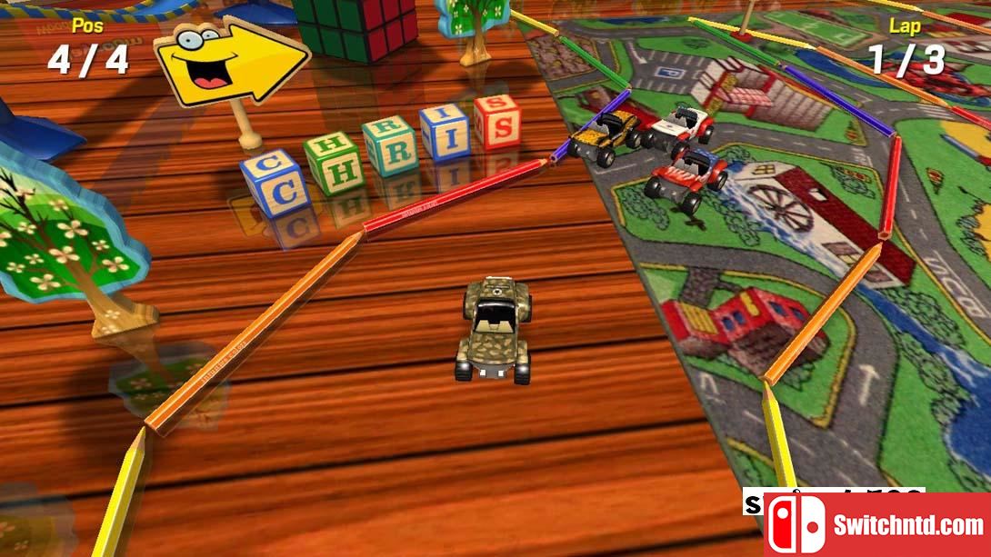 【美版】游戏室赛车 Playroom Racer 英语_4