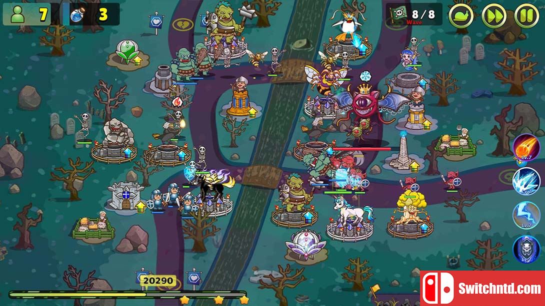 【美版】露娜与怪兽塔防 被剥夺的魔法王国 .Luna & Monsters Tower Defense -The deprived magical kingdo 中文_1