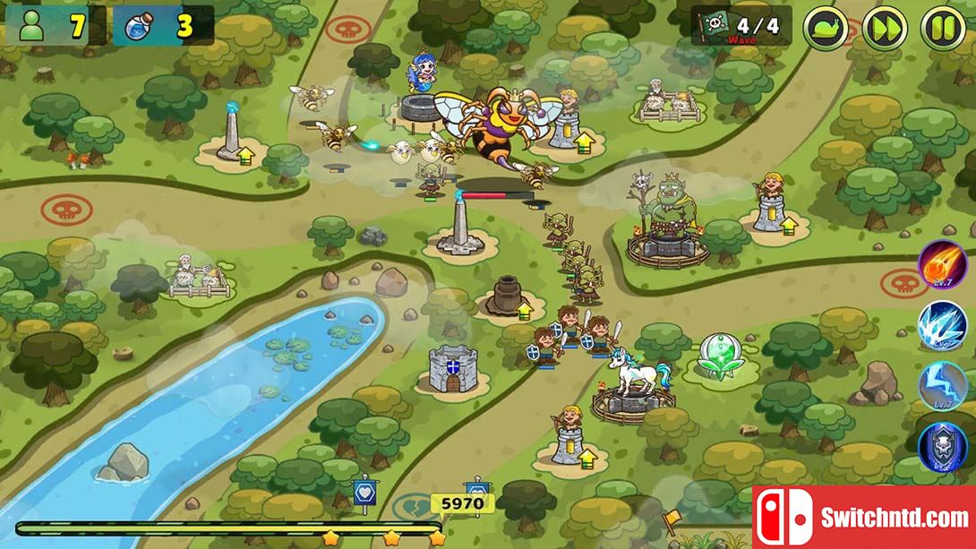 【美版】露娜与怪兽塔防 被剥夺的魔法王国 .Luna & Monsters Tower Defense -The deprived magical kingdo 中文_2