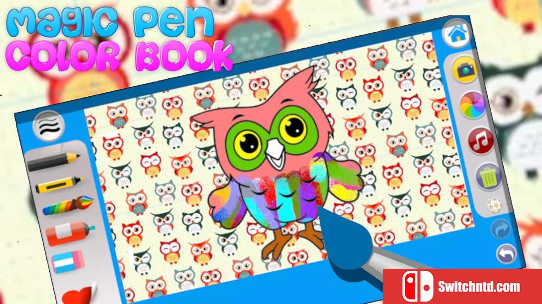 魔术笔彩色书 Magic Pen Color Book 英语_0