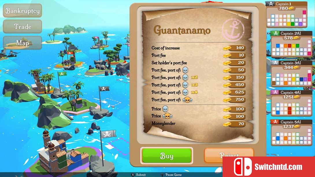 【美版】海盗黄金:加勒比宝藏 Piratepoly Gold: Caribbean Treasure 英语_2