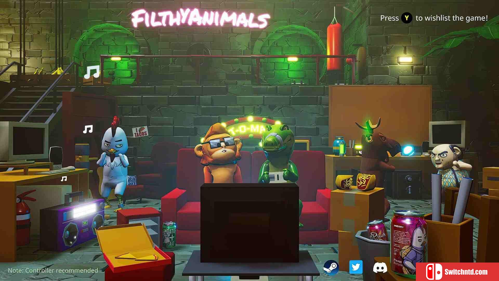 《坏兽联盟：劫掠模拟器（Filthy Animals: Heist Simulator）》官方中文 TENOKE镜像版[CN/EN][升级]_4
