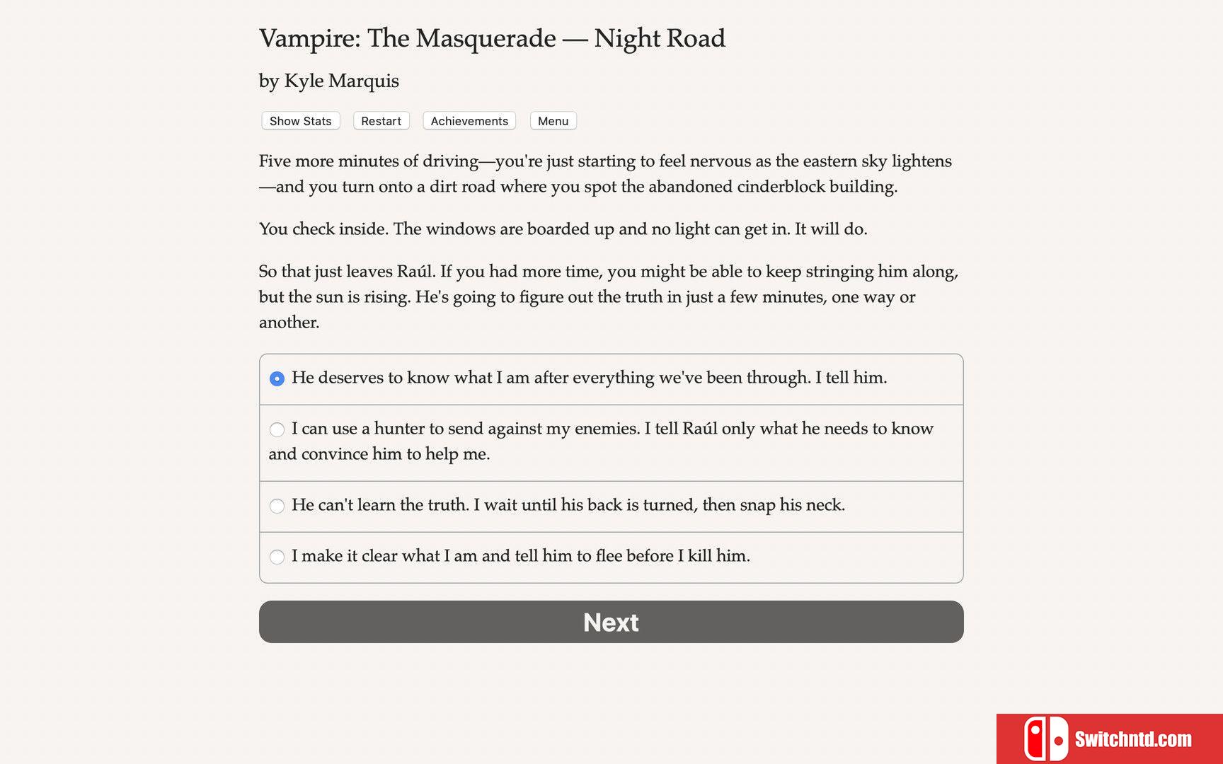 《吸血鬼：夜间之路（Vampire: The Masquerade — Night Road）》B.8287900 P2P硬盘版[EN]_2