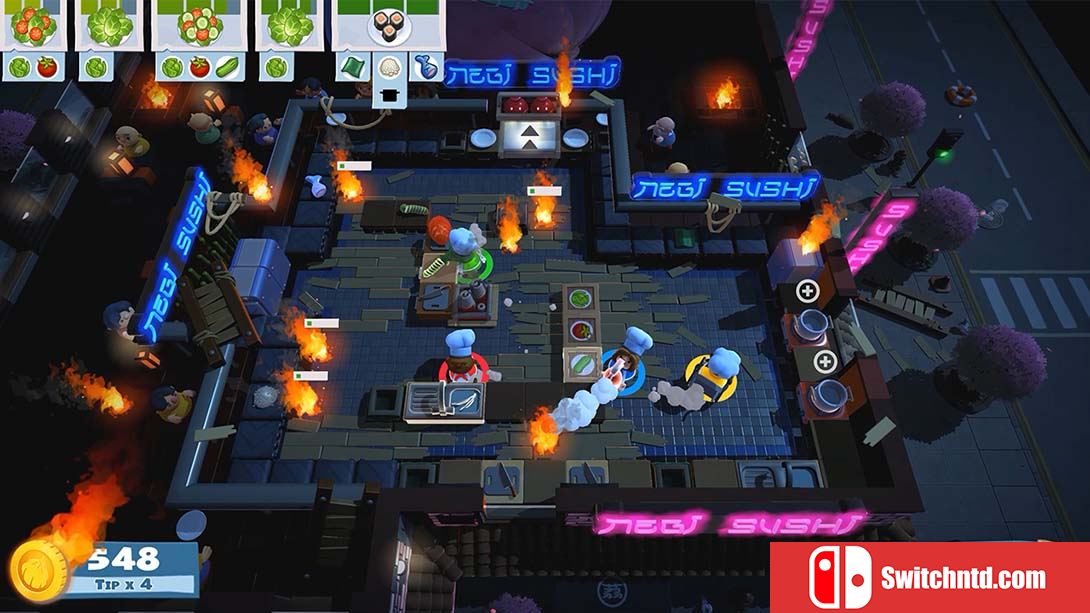 【美版】煮糊了2 分手厨房2 Overcooked2 中文_4