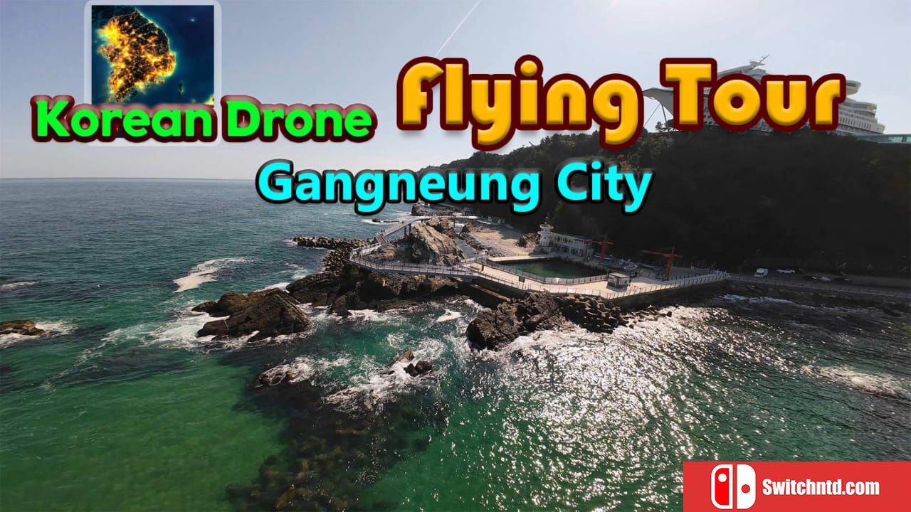 韩国无人机飞行游览江陵市丨Korean Drone Flying Tour Gangneung City_0