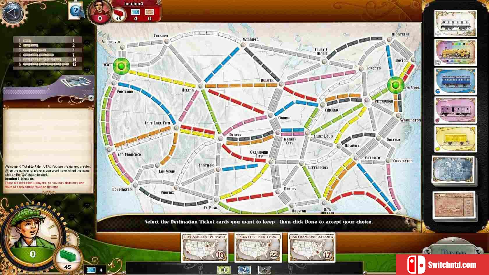 《车票之旅（Ticket to Ride）》v2.7.11 集成法国DLC I_KnoW镜像版[EN]_1