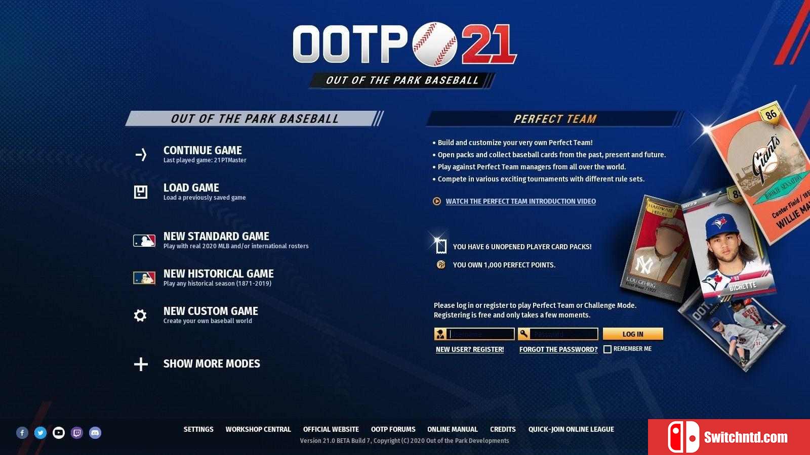 《劲爆美国棒球21（Out of the Park Baseball 21）》CODEX镜像版[EN]_1