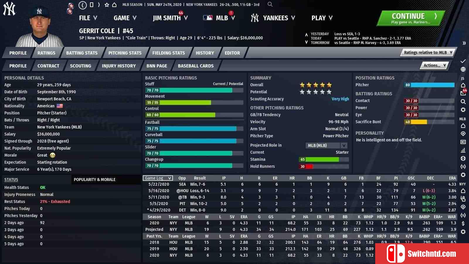 《劲爆美国棒球21（Out of the Park Baseball 21）》CODEX镜像版[EN]_5