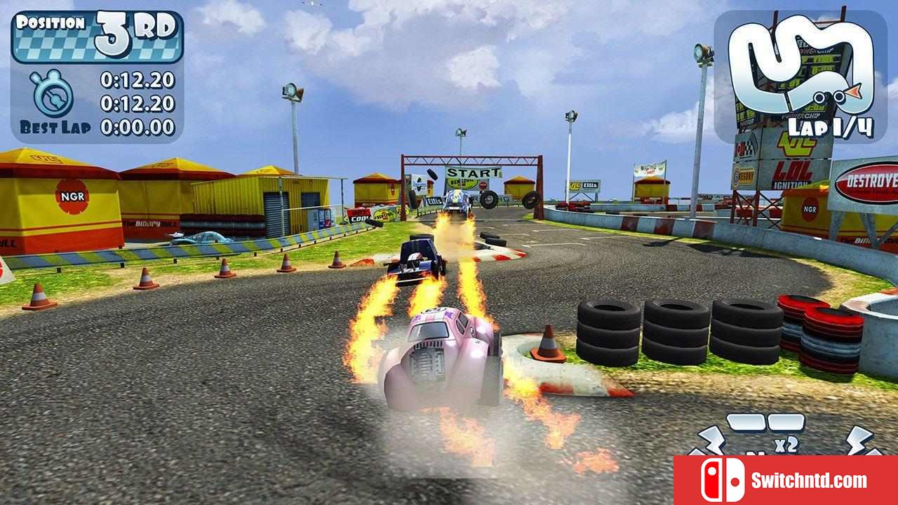 《迷你赛车X（Mini Motor Racing X）》集成Party Pack SKIDROW镜像版[EN]_5