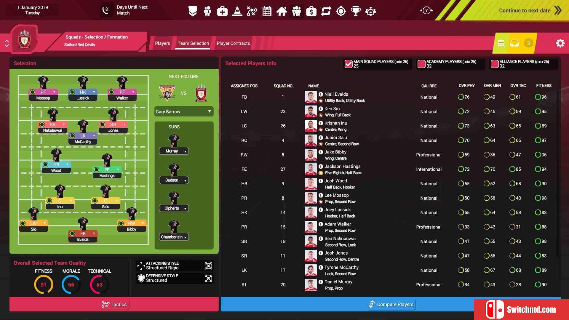 《橄榄球联赛队经理3（Rugby League Team Manager 3）》集成2021赛季升级 SKIDROW镜像版[EN]_2