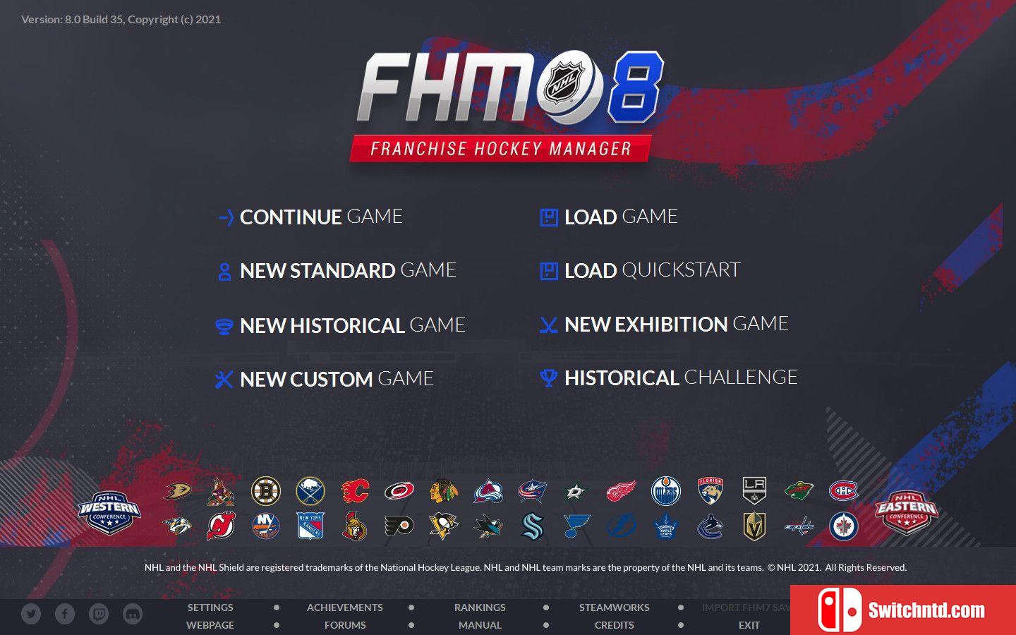 《特许经营曲棍球经理8（Franchise Hockey Manager 8）》SKIDROW镜像版[EN]_2