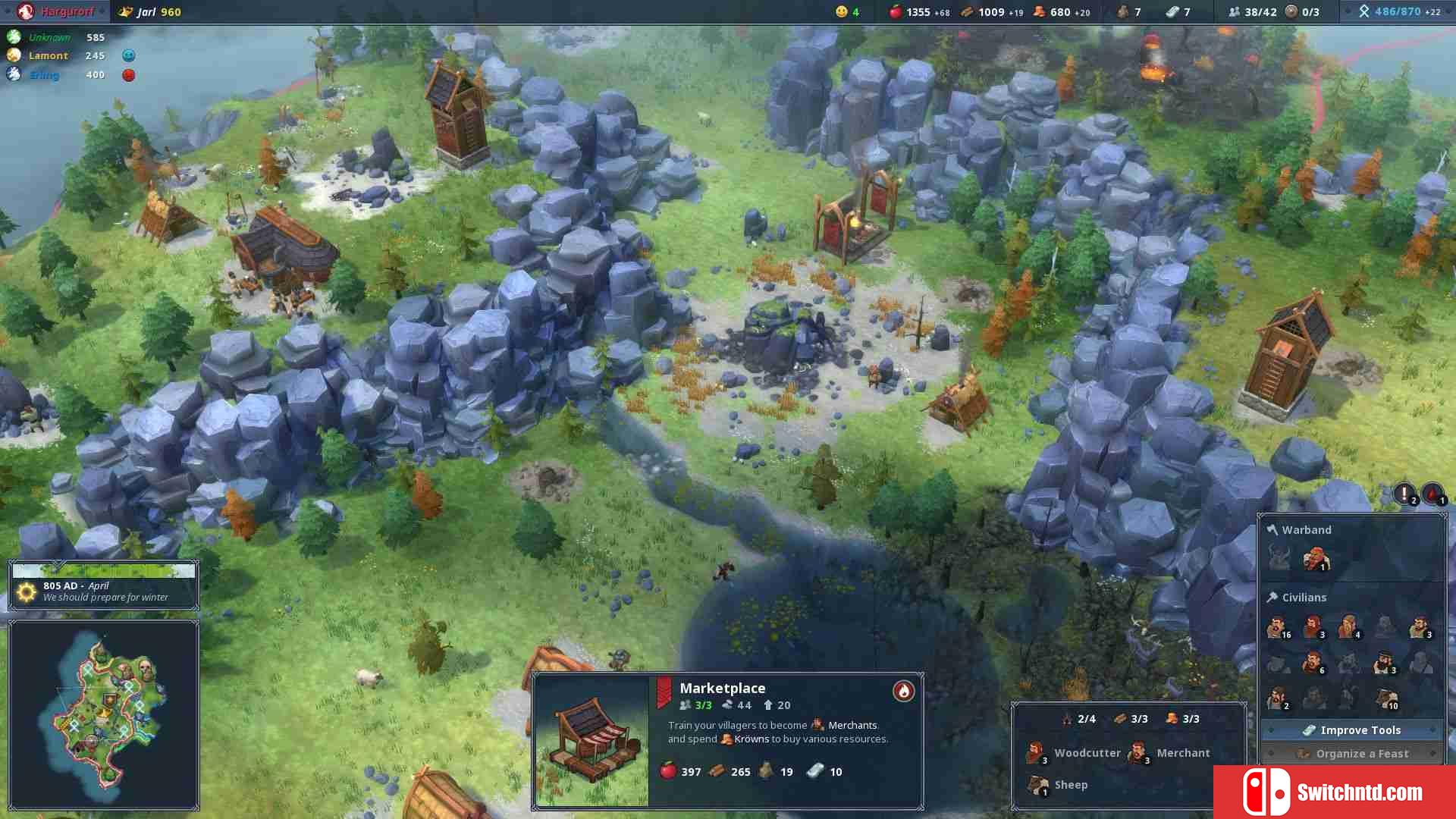 《北加尔（Northgard）》官方中文 v3.0.10 Razor1911镜像版[CN/EN]_3