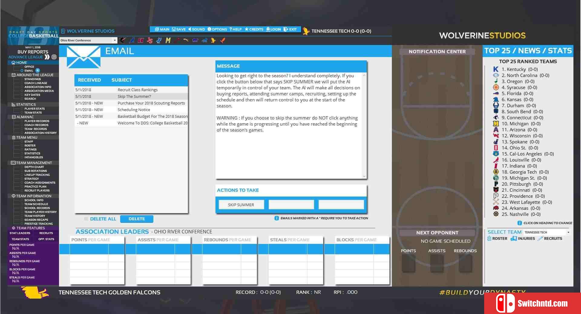 《选秀日运动：大学篮球2019（College Basketball 2019）》DARKZER0硬盘版[EN]_1