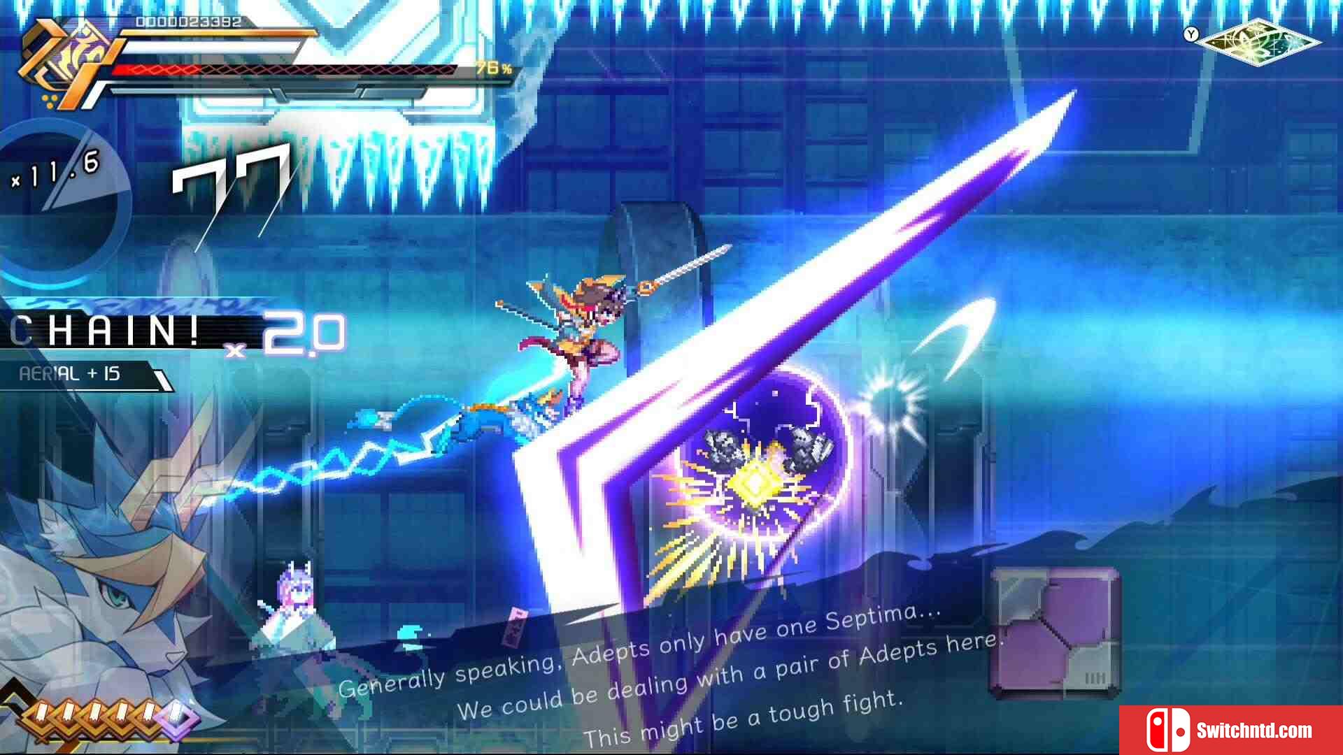 《苍蓝雷霆3（Azure Striker GUNVOLT 3）》官方中文 v1.2.3 Chronos硬盘版[TW/EN/JP]_1