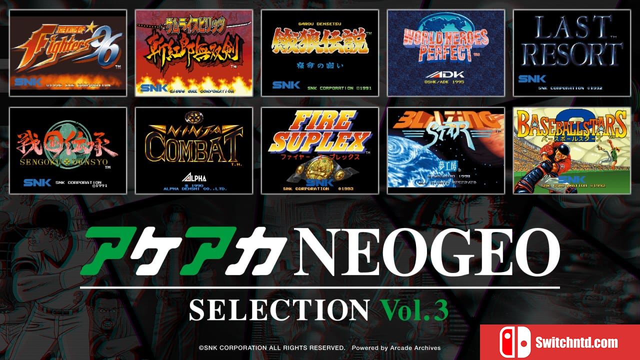 ACA NEOGEO精选集vol.3丨ACA NEOGEO SELECTION Vol.3_0