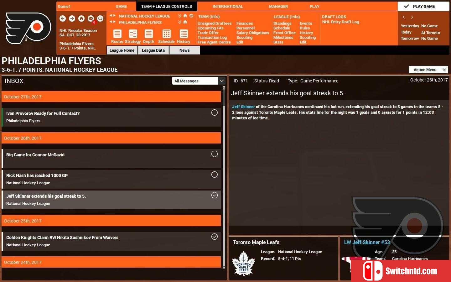《特许经营曲棍球经理4（Franchise Hockey Manager 4）》v4.5.66 Unleashed硬盘版[EN]_6
