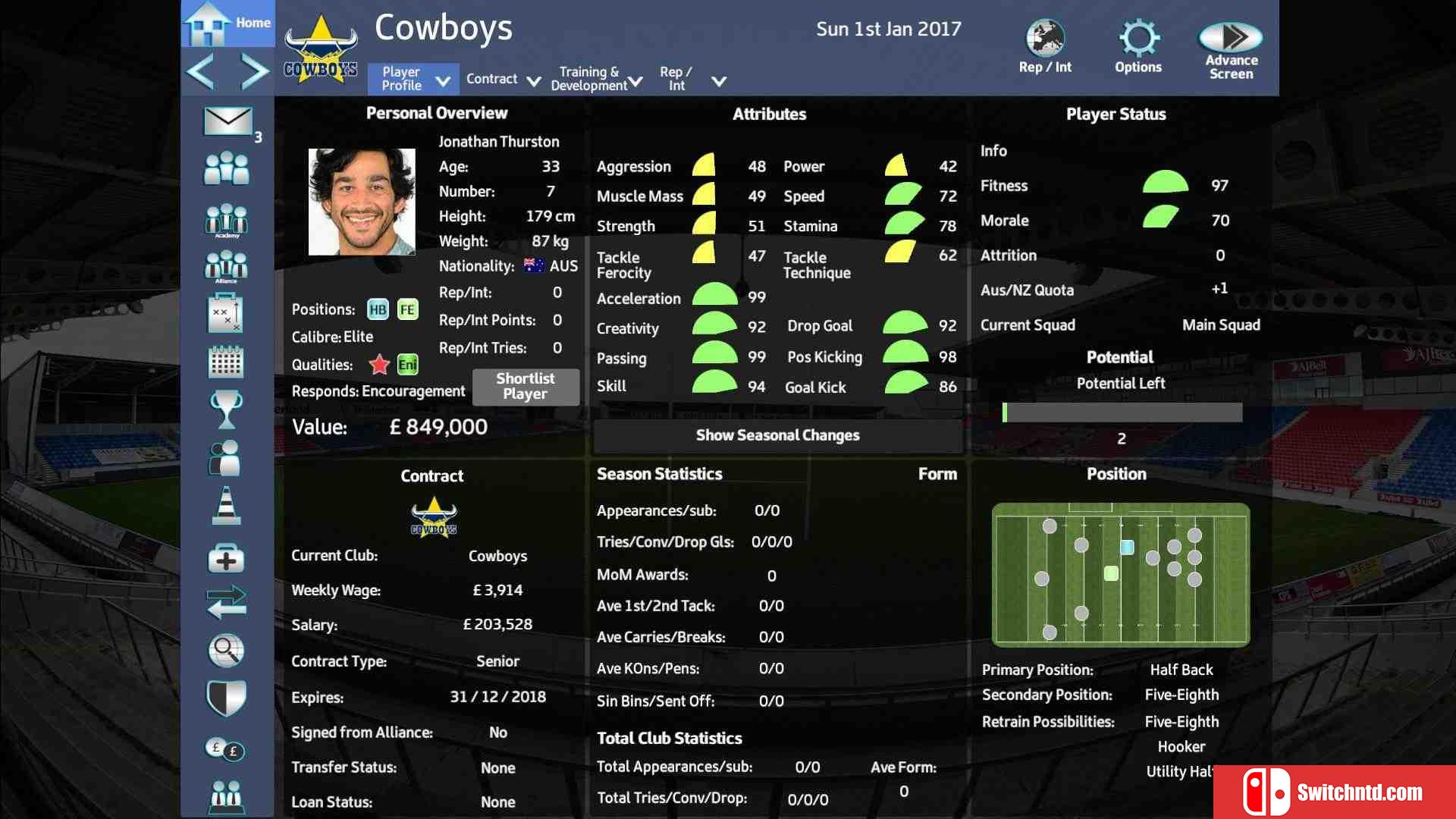 《橄榄球联盟球队经理2018（Rugby League Team Manager 2018）》SKIDROW镜像版[EN]_2
