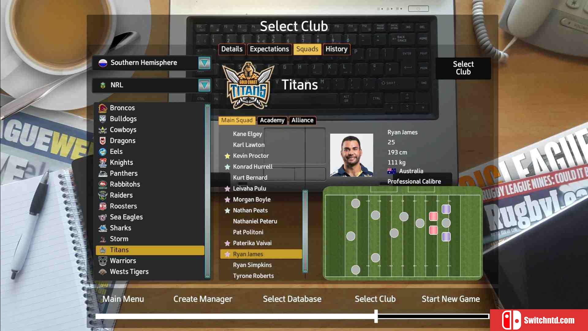 《橄榄球联盟球队经理2018（Rugby League Team Manager 2018）》SKIDROW镜像版[EN]_6