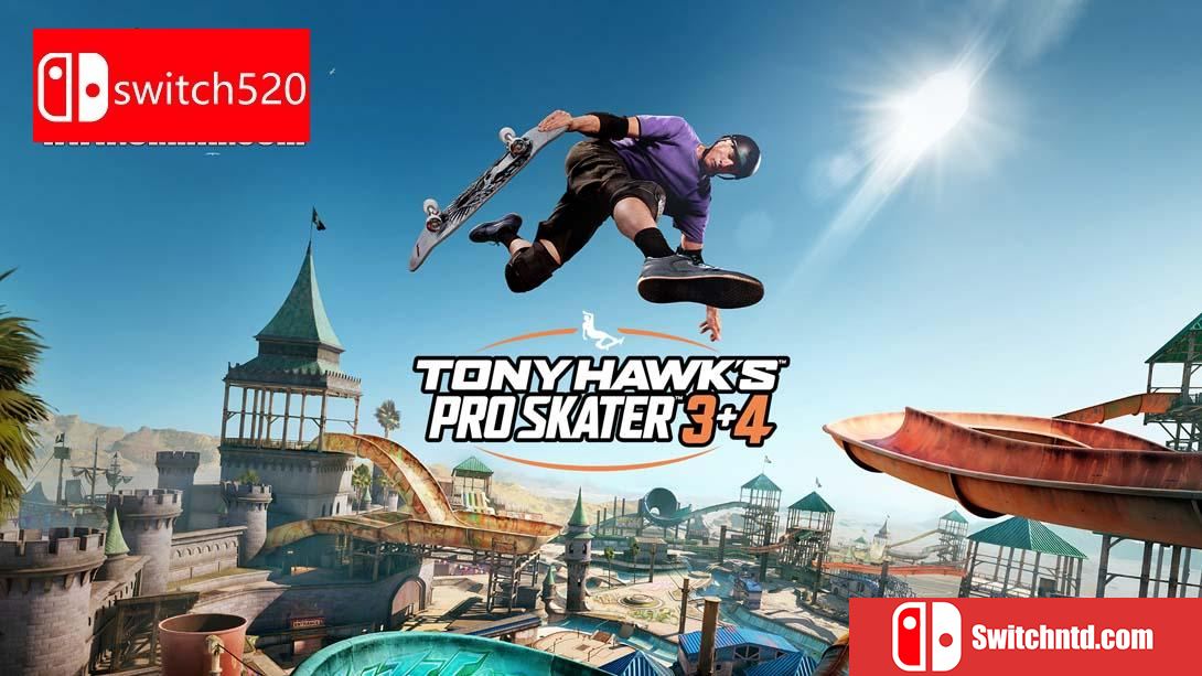 【美版】托尼霍克职业滑板3+4 .Tony Hawks Pro Skater 3 Plus 4 英语_0