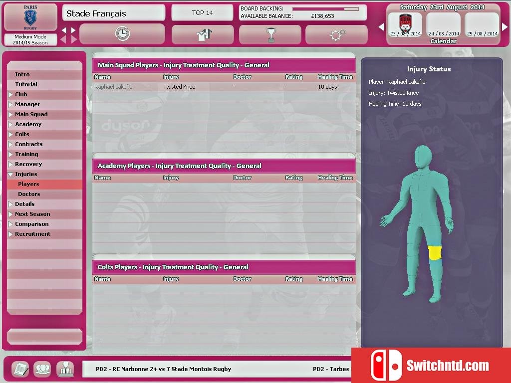 《橄榄球联盟经理2015（Rugby Union Team Manager 2015）》POSTMORTEM破解版[EN]_1