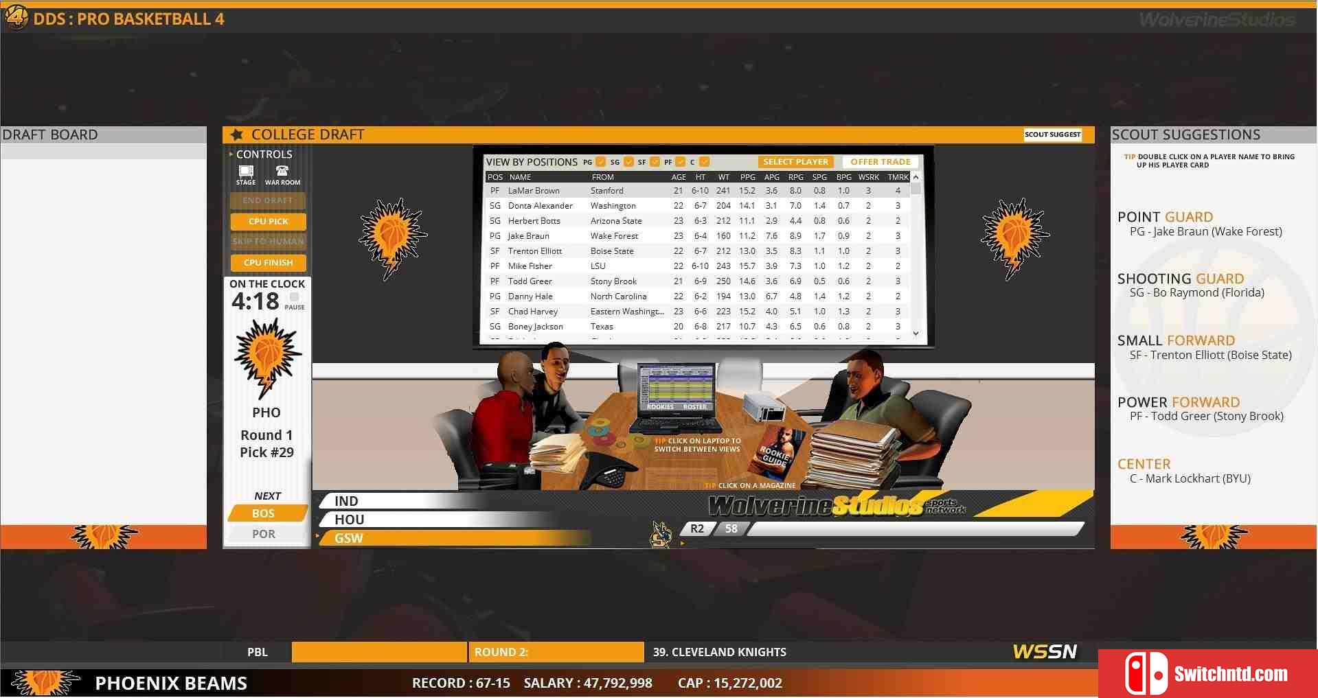 《选秀日运动：专业篮球4（Draft Day Sports Pro Basketball 4）》Unleashed硬盘版[EN]_1