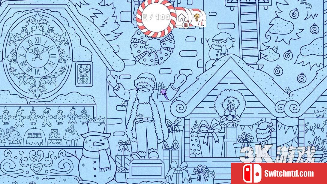 【美版】猫造访圣诞小镇 .Cats Visiting Christmas Town 中文_3