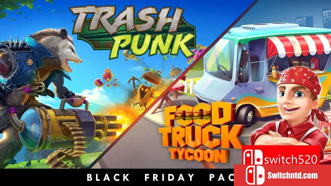 【美版】垃圾朋克&食品卡车大亨黑色星期五包 .2 in 1: Trash Punk & Food Truck Tycoon 中文_0