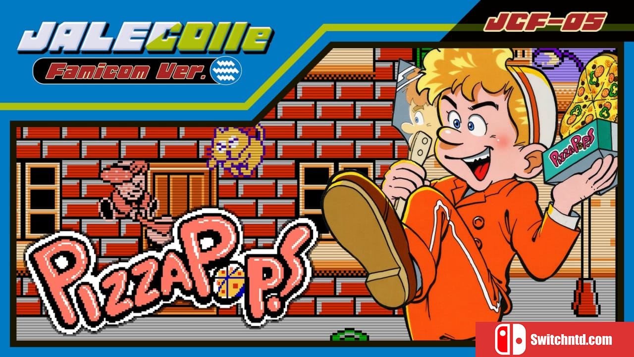 JALECO红白机版 披萨大战丨JALECOlle Famicom Ver. PIZZA POP!_0