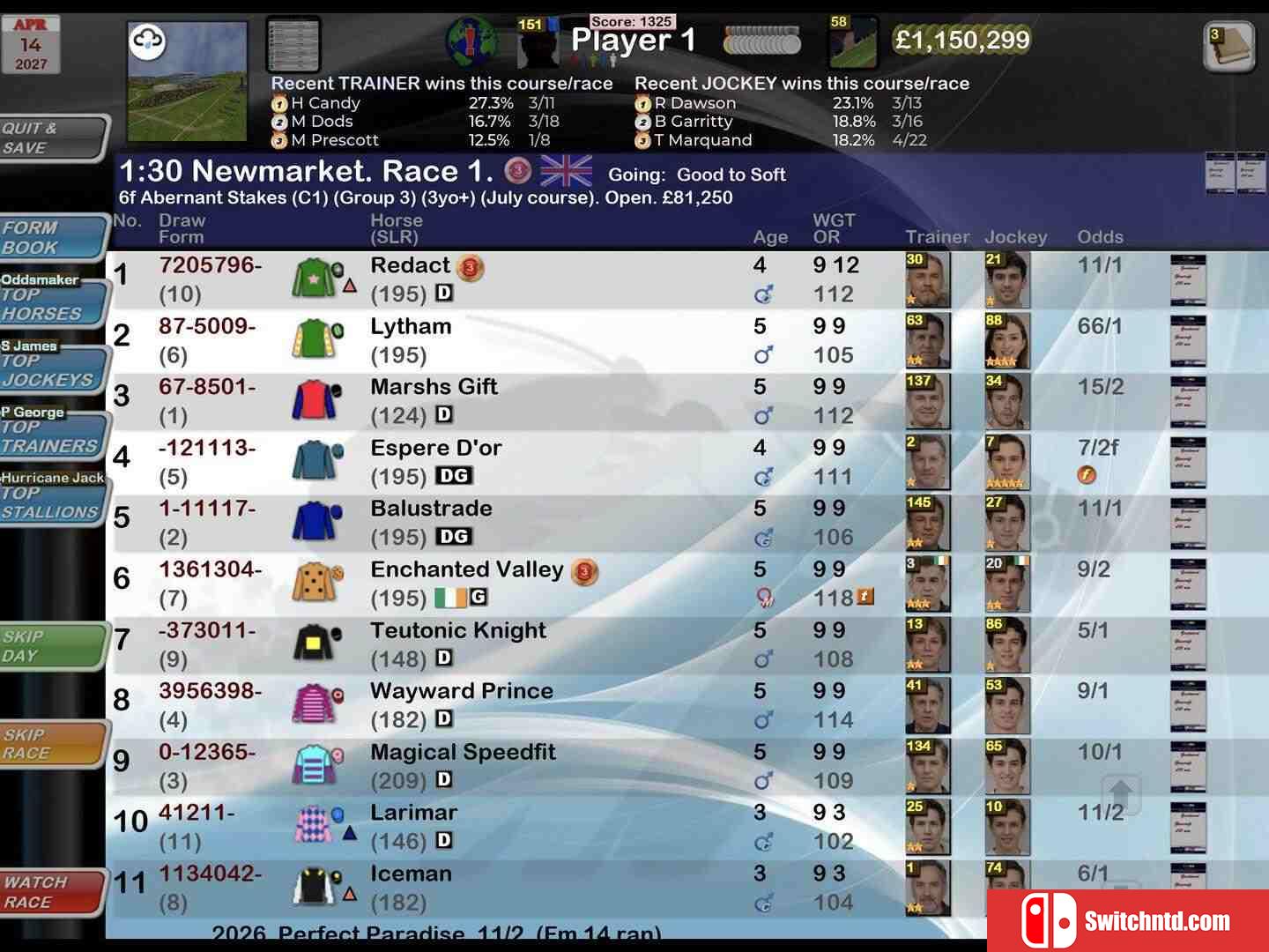 《起跑命令：触摸赛马（Starters Orders Touch Horse Racing）》SKIDROW镜像版[EN]_1