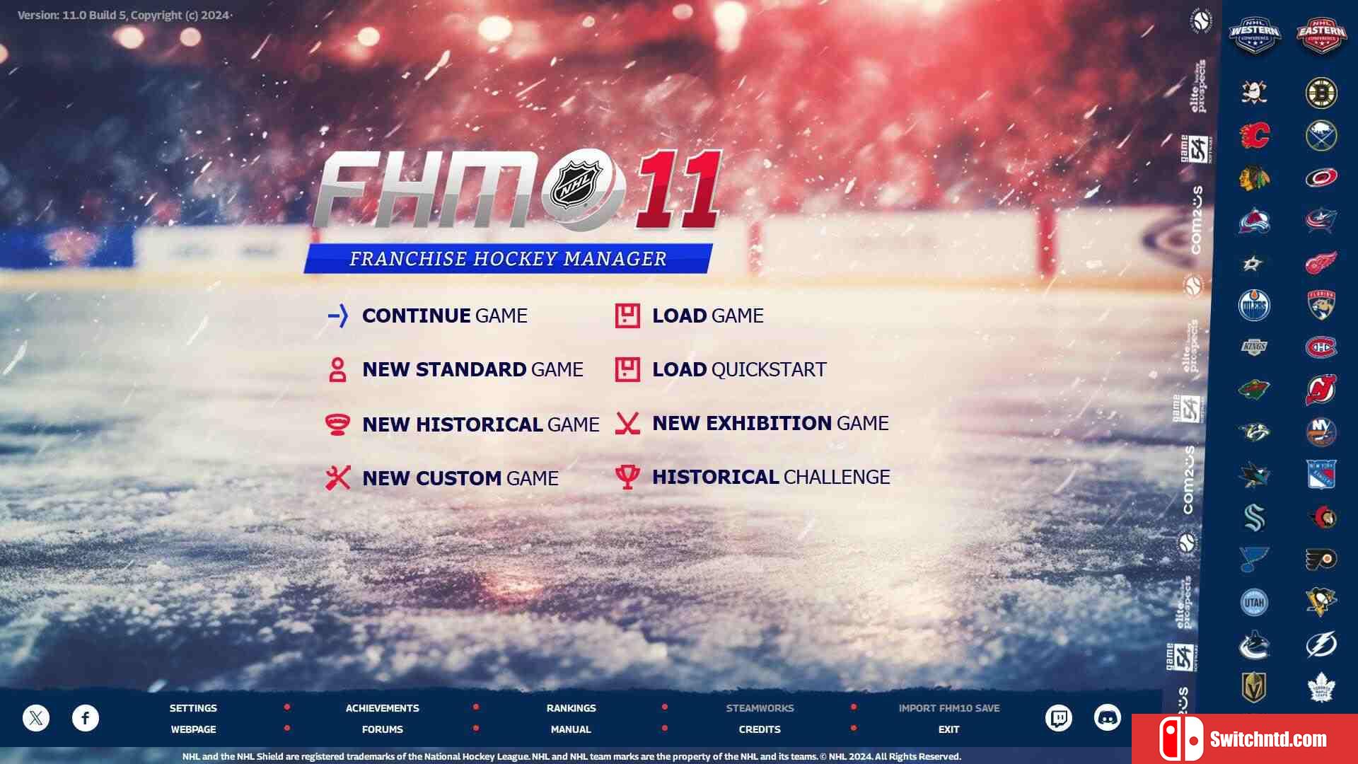 《特许经营曲棍球经理11（Franchise Hockey Manager 11）》TENOKE镜像版[EN]_1