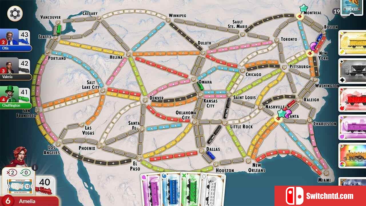《车票之旅（Ticket to Ride）》集成瑞士扩展包DLC TENOKE镜像版[EN]_2