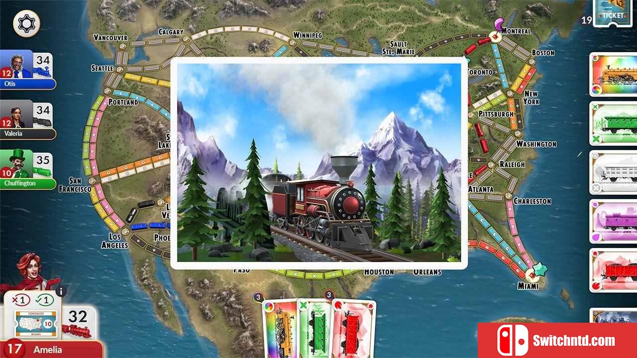 《车票之旅（Ticket to Ride）》集成瑞士扩展包DLC TENOKE镜像版[EN]_4