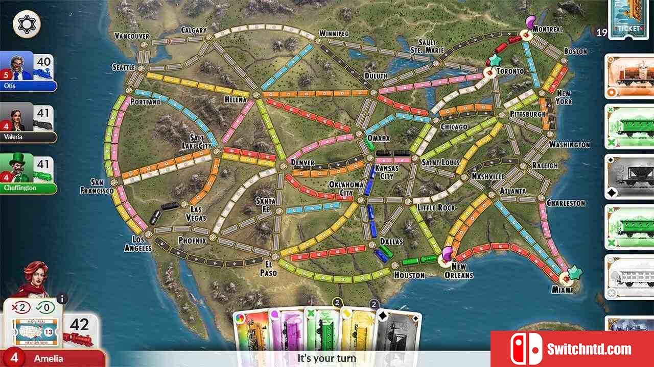 《车票之旅（Ticket to Ride）》集成瑞士扩展包DLC TENOKE镜像版[EN]_1