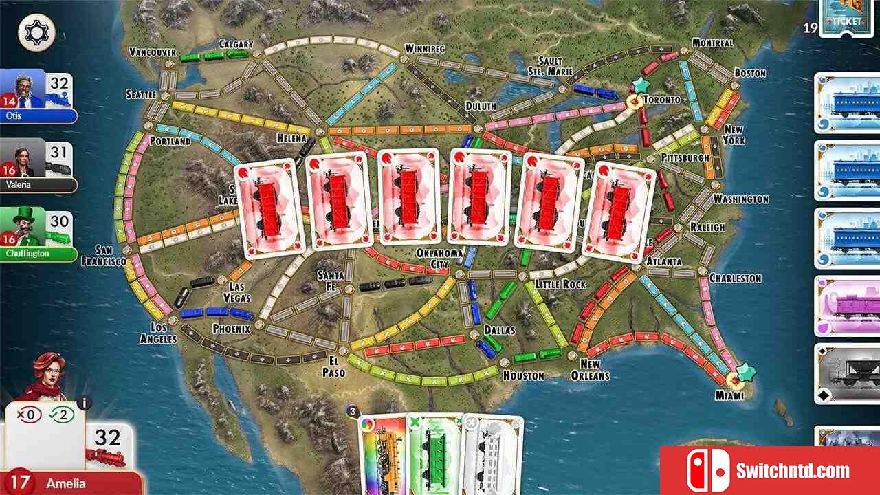 《车票之旅（Ticket to Ride）》集成瑞士扩展包DLC TENOKE镜像版[EN]_5