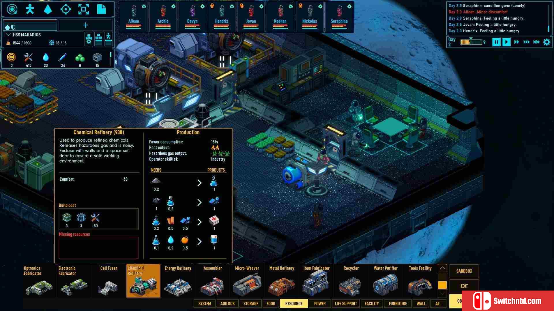 《太空避难所（Space Haven）》官方中文 v0.8.15 I_KnoW镜像版[CN/EN/JP]_3