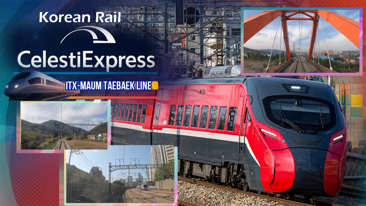 韩国铁路 Celesti特快 ITX-MAUM 太白线丨Korean Rail Celesti Express ITX-MAUM Taebaek Line_0