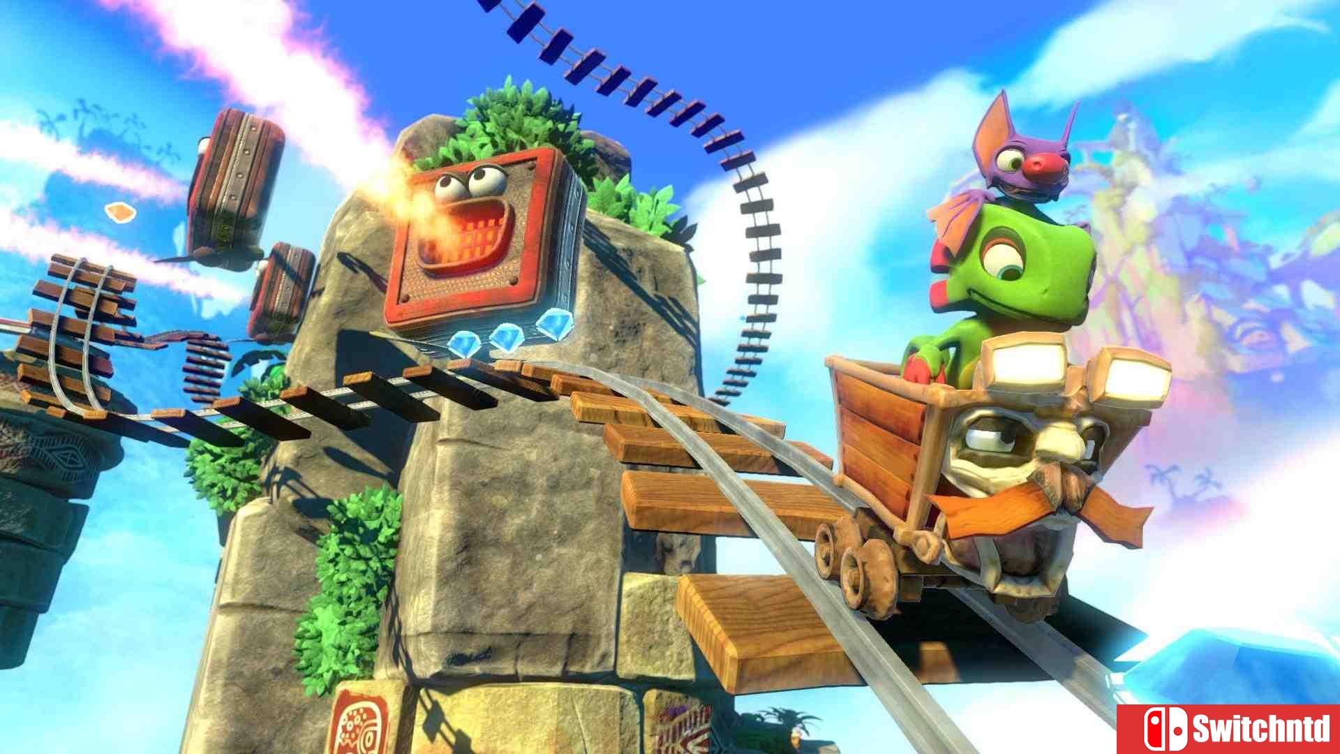 《尤卡莱莉大冒险（Yooka-Laylee）》集成64-Bit Tonic升级档 PLAZA镜像版[CN/EN]