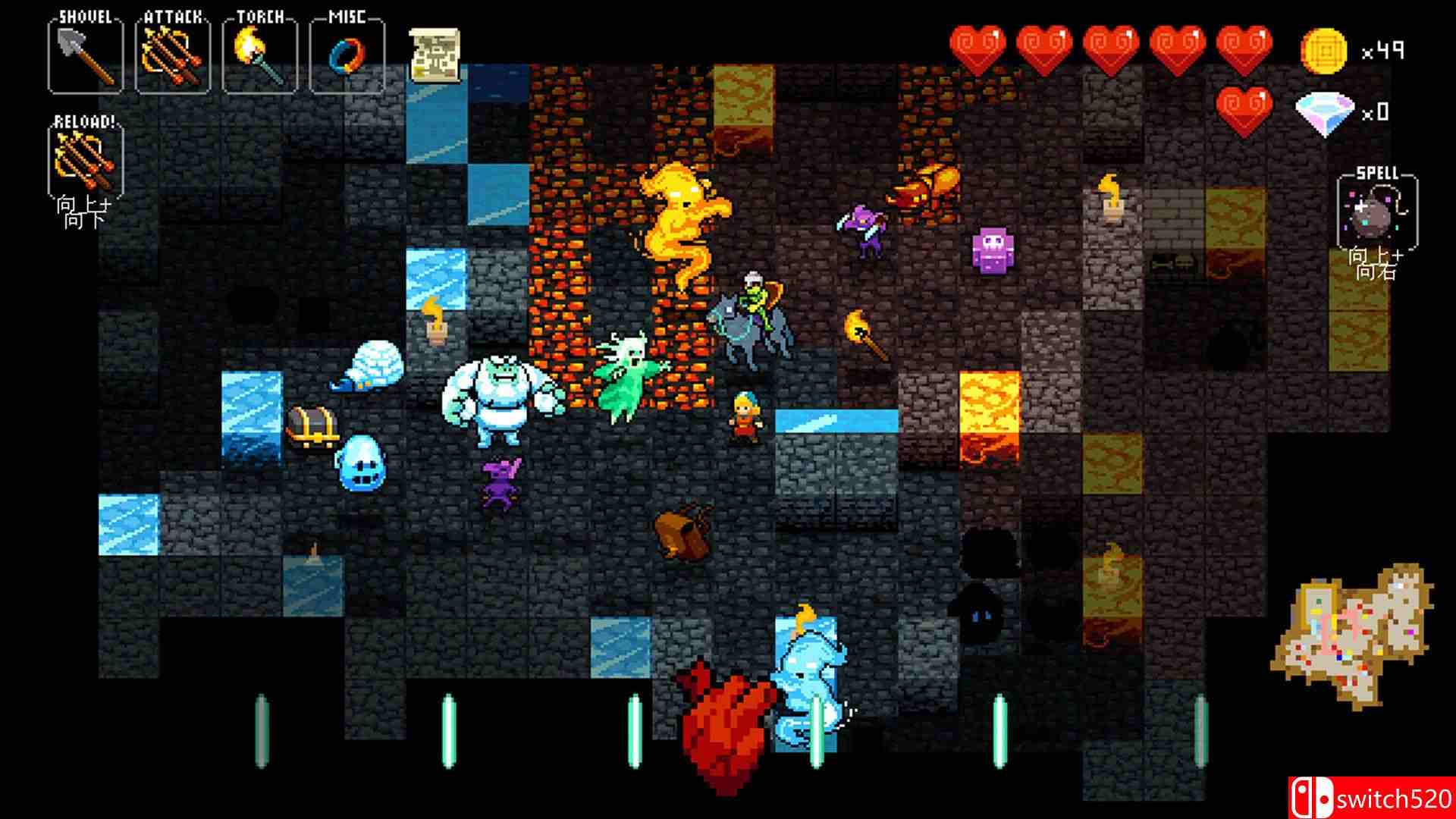 《节奏地牢（Crypt of the NecroDancer）》官方中文 集成铲子骑士DLC TENOKE镜像版[CN/TW/EN/JP]_4