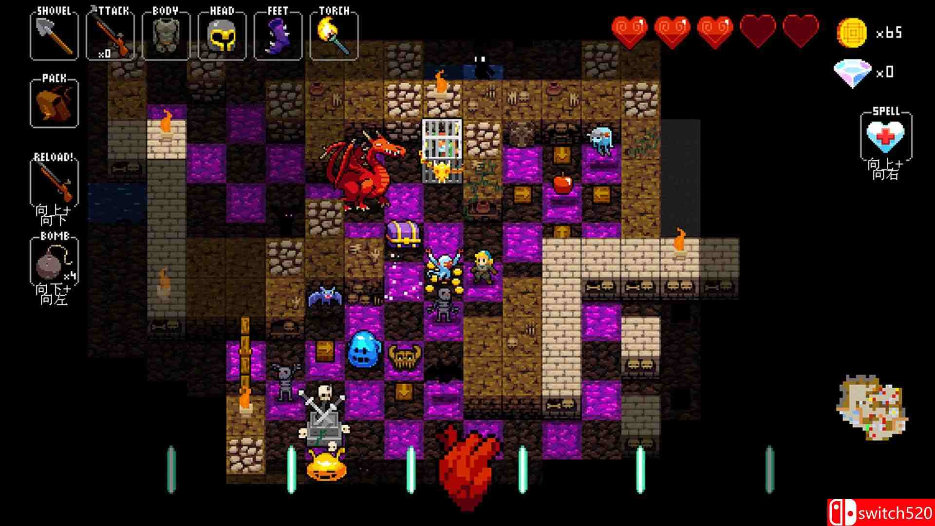 《节奏地牢（Crypt of the NecroDancer）》官方中文 集成铲子骑士DLC TENOKE镜像版[CN/TW/EN/JP]_2