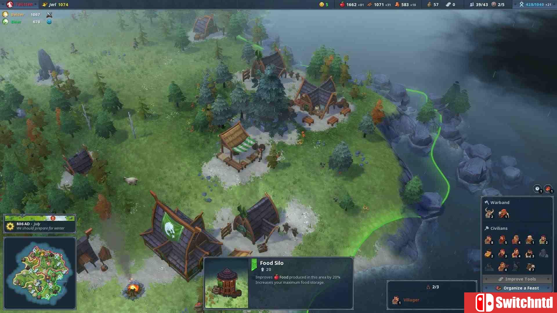 《北加尔（Northgard）》官方中文 v0.3.6656 Beta版 3DM免安装中英文未加密版[CN/EN]_1
