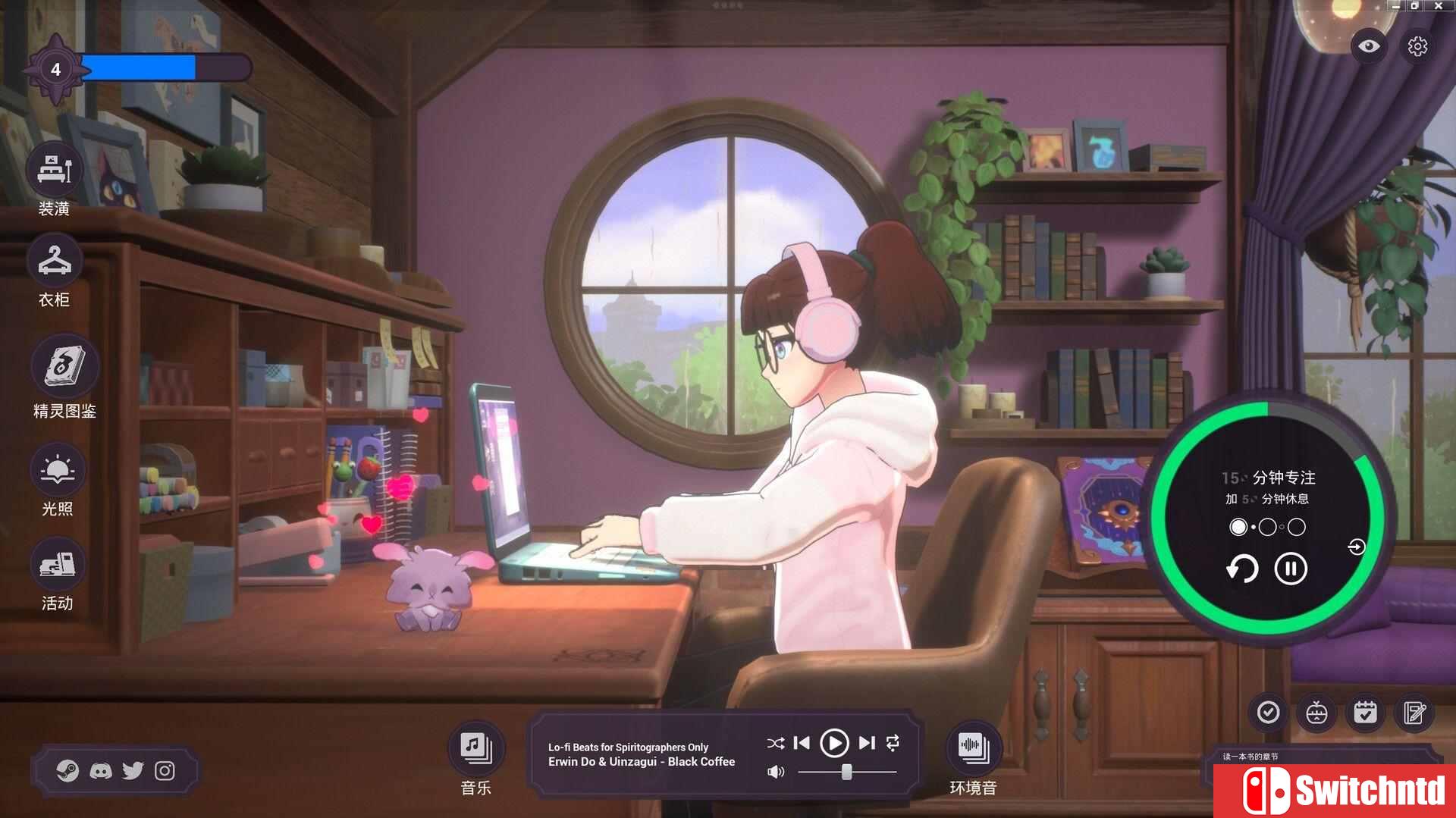 《精神城市：洛菲会议（Spirit City: Lofi Sessions）》官方中文 v1.4.3 TENOKE镜像版[CN/EN/JP]_1