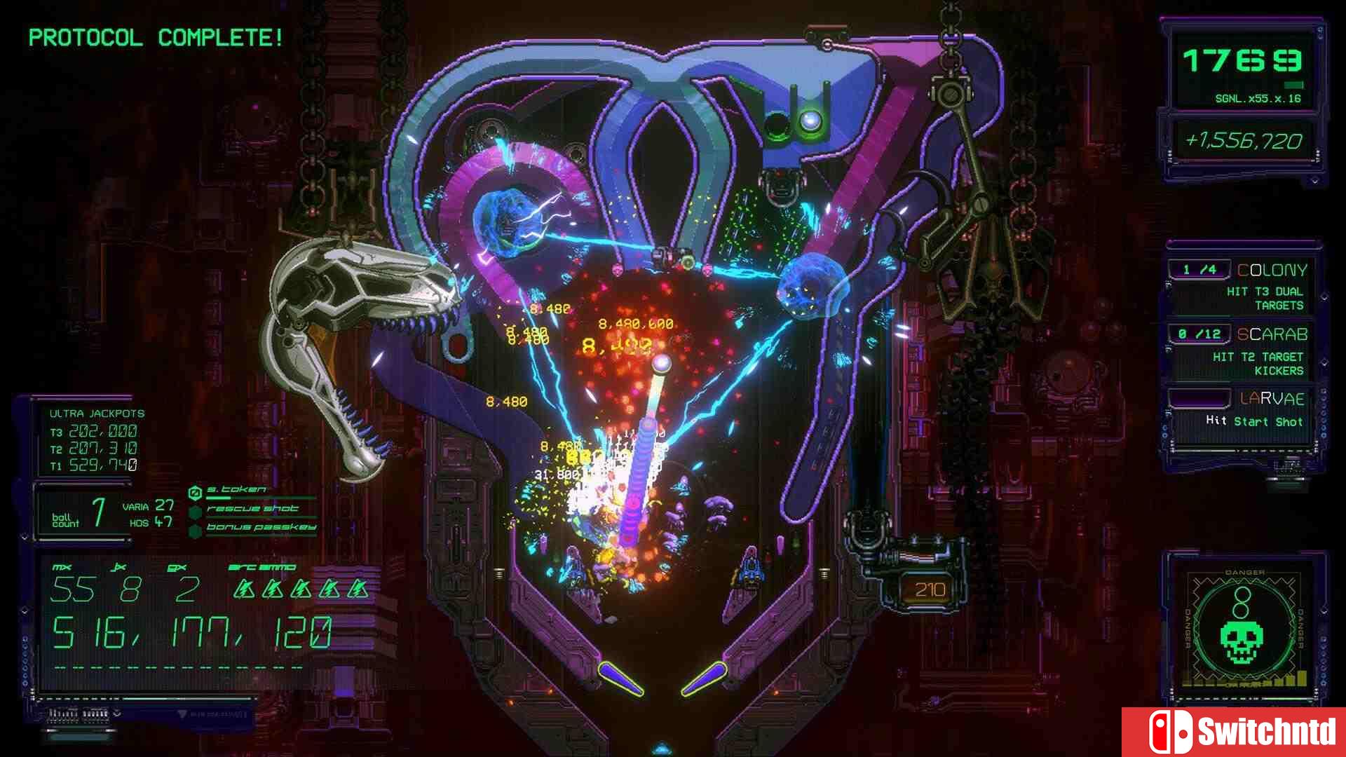 《异种弹珠（XENOTILT: HOSTILE PINBALL ACTION）》官方中文 TENOKE镜像版[CN/EN/JP]_4