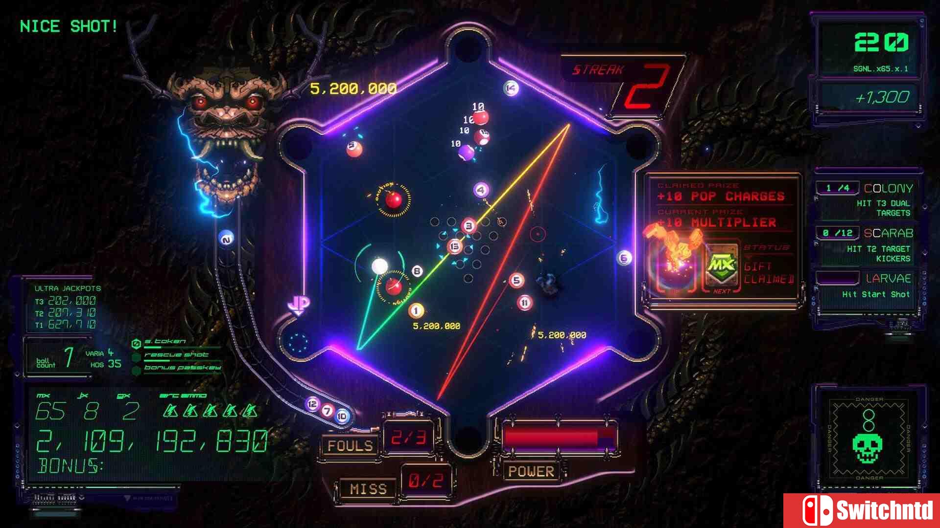 《异种弹珠（XENOTILT: HOSTILE PINBALL ACTION）》官方中文 TENOKE镜像版[CN/EN/JP]_5