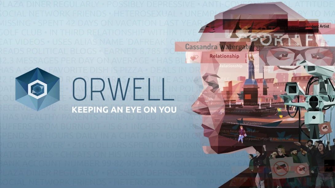 【美版】奥威尔 无所遁形 .Orwell Keeping an Eye On You 中文