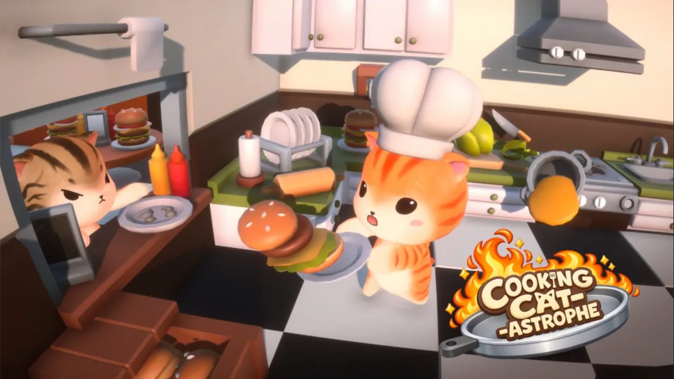 【美版】猫咪闹厨房 .Cooking Cat-Astrophe 中文