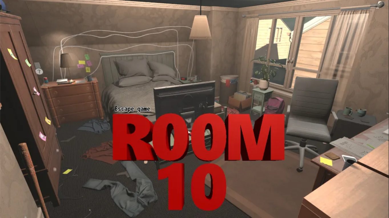 【美版】逃脱游戏 R00M10 .Escape game R00M10 中文