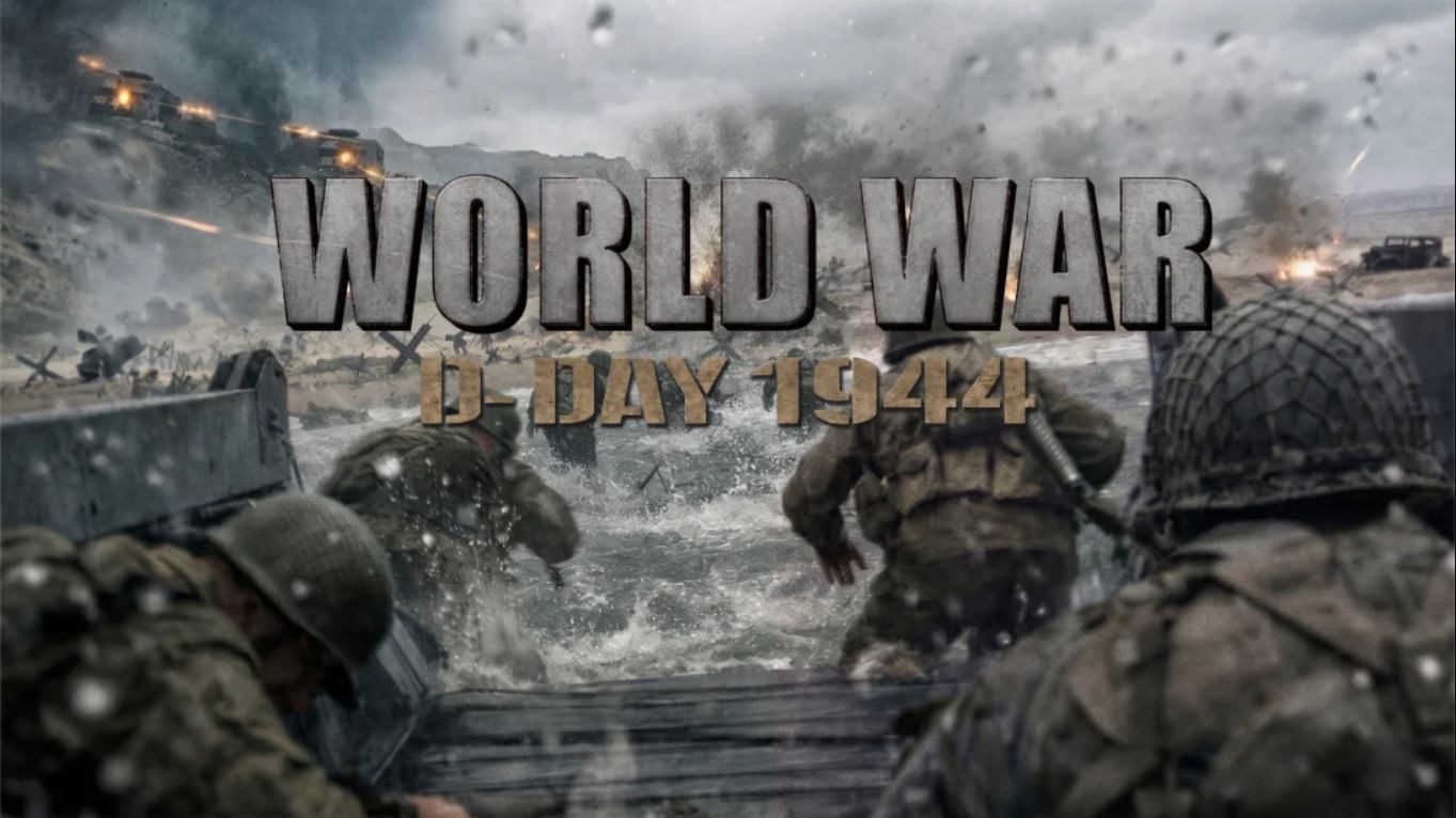 世界大战 诺曼底登陆 1944 .World War D-Day 1944 中文
